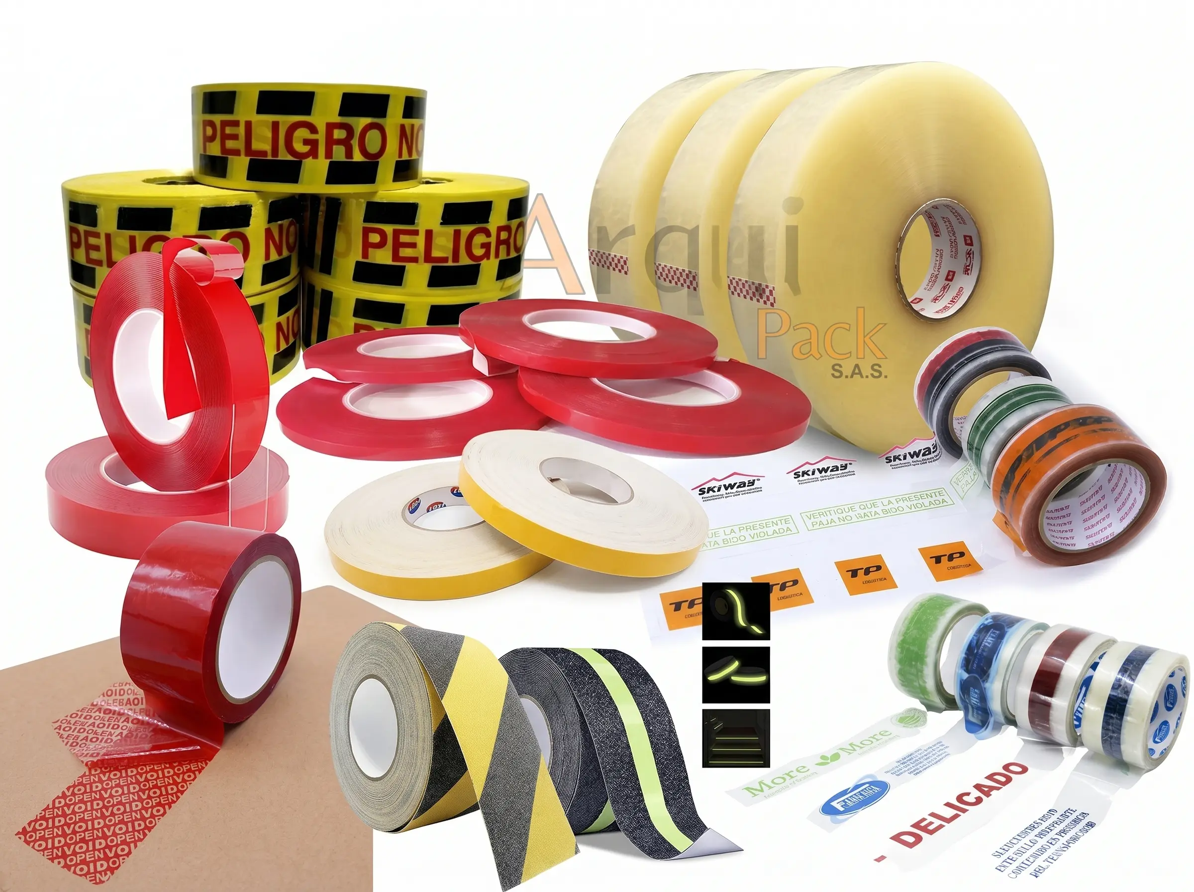 Cintas adhesivas embalaje Colombia Arquipack