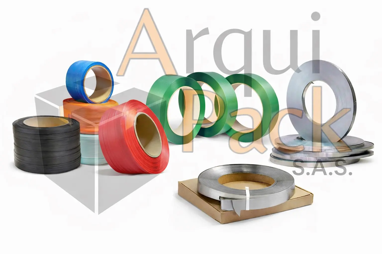 Zunchos industriales PP PET metálico Colombia Arquipack